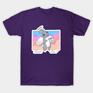 Good Bun - Angel Bunny on your Shoulder T-Shirt